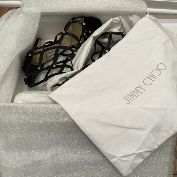 Jimmy Choo Tina Cage Sandals - Picture 3 of 7
